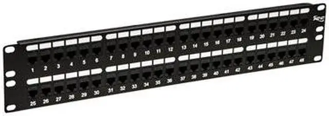 Alt view image 6 of 6 - ICC ICMPP48CP6 PATCH PANEL,CAT 6, FEED-THRU 48-P,2RMS