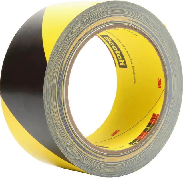 Alt view image 19 of 20 - Safety Stripe Tape 5700, 3 in X 36 Yd, Black/Yellow