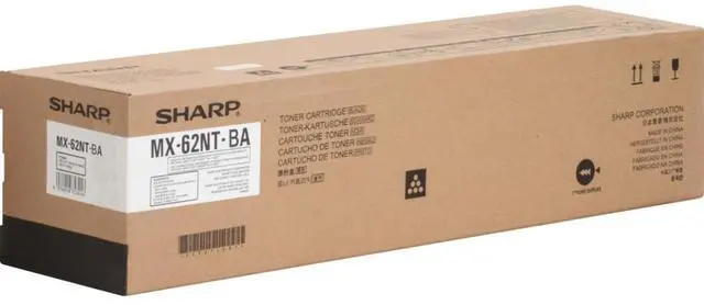 Alt view image 5 of 9 - Black Toner Cartridge for Sharp MX-62NTBA MX-6240N, MX-6500N, MX-6580N, MX-7040N, MX-7090N, MX-7500N, MX-7580N, MX-8090N, Genuine Sharp Brand