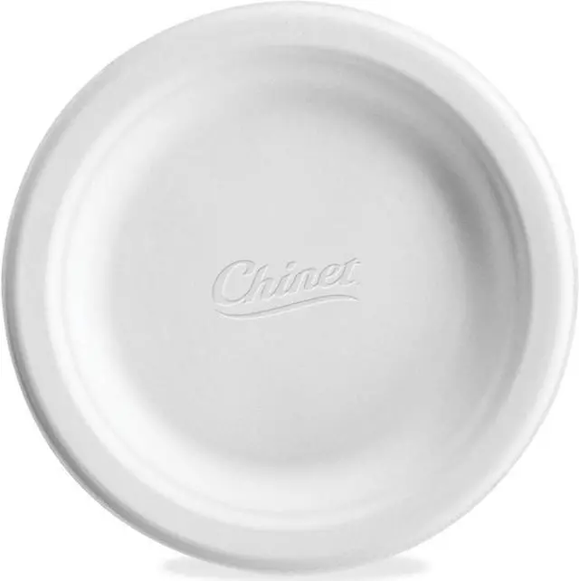 Alt view image 6 of 6 - Chinet 6" Paper Dinnerware Plates, White,1000/CT
