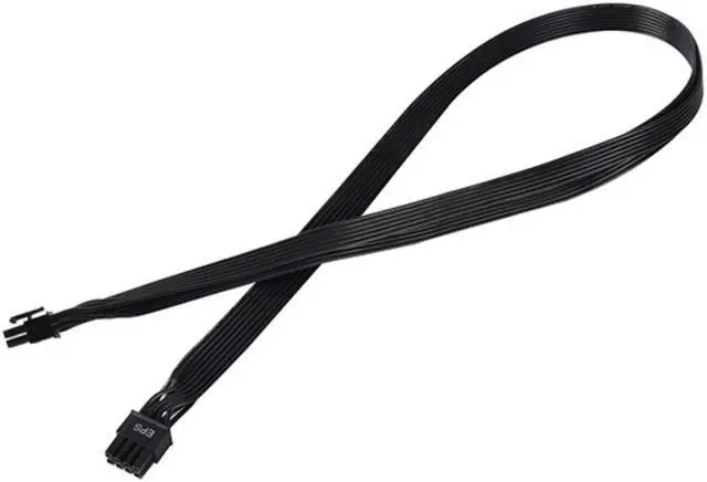 Alt view image 2 of 9 - EPS to PCIE 8pin 750mm Convertion Modular Cable, Black