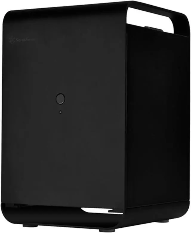 Alt view image 2 of 2 - SilverStone Case Storage Series SST-CS01S Silver Aluminum Outer Shell, Steel Body Mini-ITX Computer Case SFX / SFX-L Power Supply
