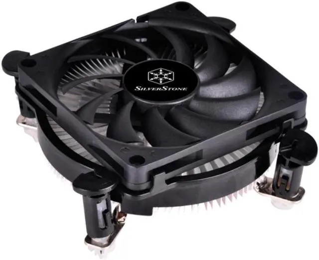 Alt view image 4 of 11 - CPU cooler/ Low Profile Design / Aluminum fin with copper center / Long life sleeve 8010 PWM fan / Only support LGA115X / Push pin / support VT series case