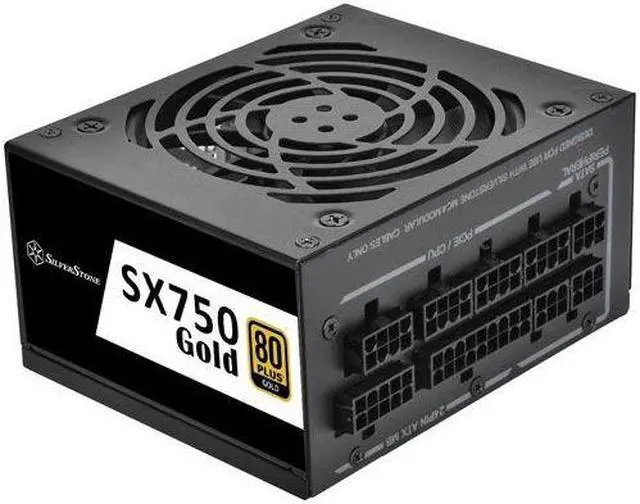 Alt view image 7 of 7 - Silverstone SX750 Gold 80 PLUS Gold 750W SFX fully modular power supply