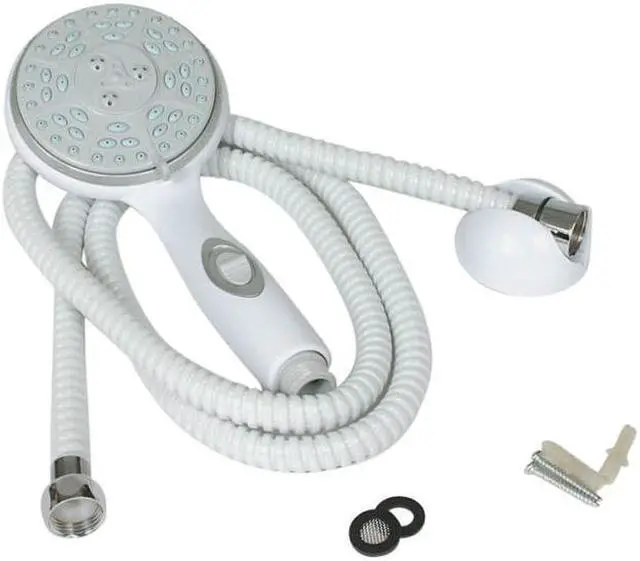 Alt view image 12 of 13 - 43714 RV/Marine Shower Head Kit, Handheld, White - Quantity 1