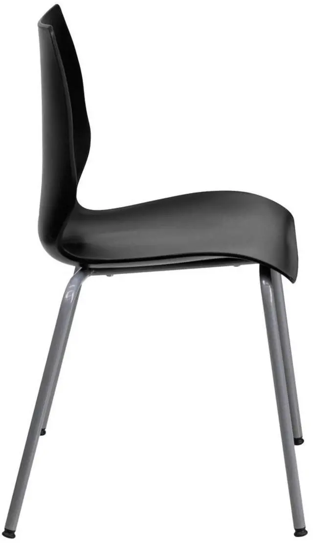 Alt view image 13 of 20 - black restaurant chair XU-DG-6Q2B-VRT-WALW-GG