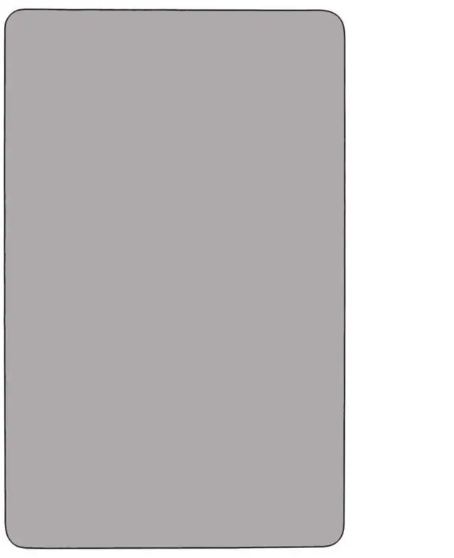 Alt view image 6 of 6 - Flash Furniture Mobile 30 by 48-Inch Rectangular Activity Table with Grey Thermal Fused Laminate Top and Standard Height Adjustable Legs