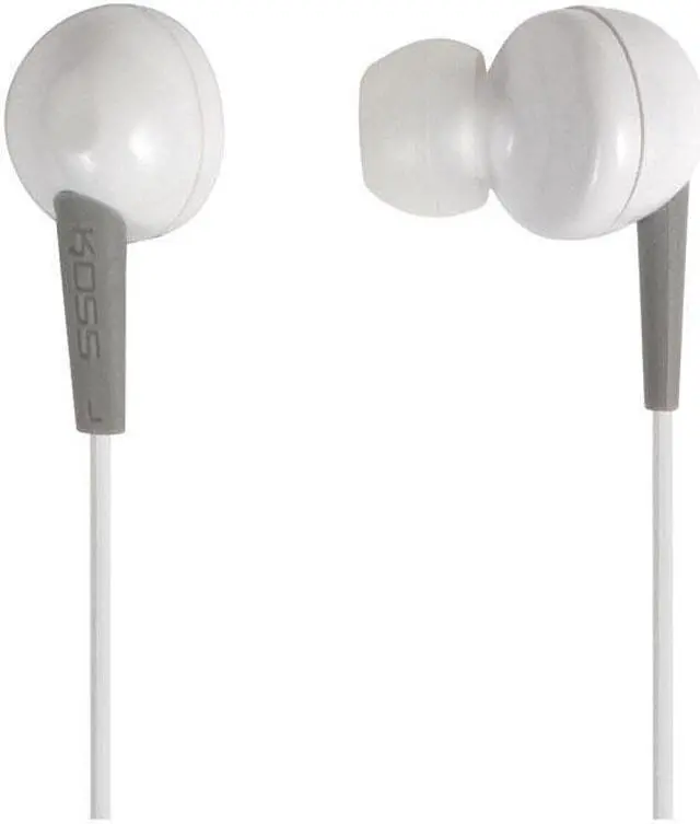 Alt view image 5 of 5 - KOSS White KEB6IW 3.5mm Connector Earbud In Ear Bud