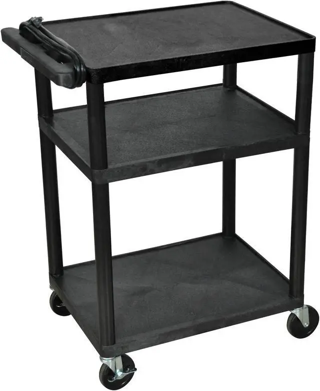 Alt view image 8 of 9 - Luxor LP34E-B 34" Plastic Table with Electric