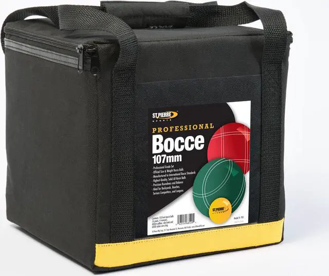 Alt view image 2 of 2 - Professional Bocce Set in a Nylon Bag (107mm) by St.Pierre