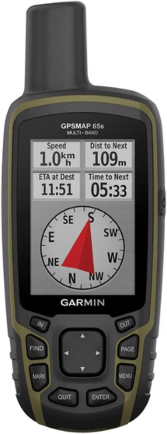 Alt view image 6 of 8 - Garmin GPSMAP 65s, Multi-Band/Multi-GNSS Handheld with Sensors