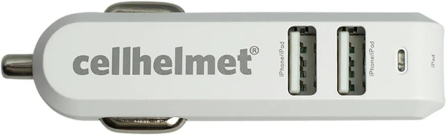 Alt view image 6 of 8 - cellhelmet 4.8-Amp 3-Port USB Car Charger (CAR-4.8/3-W) CHELCAR483W