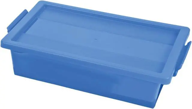 Alt view image 4 of 4 - Deflecto Little Artist Antimicrobial 2.5 Qt Tote Blue 39513BLU