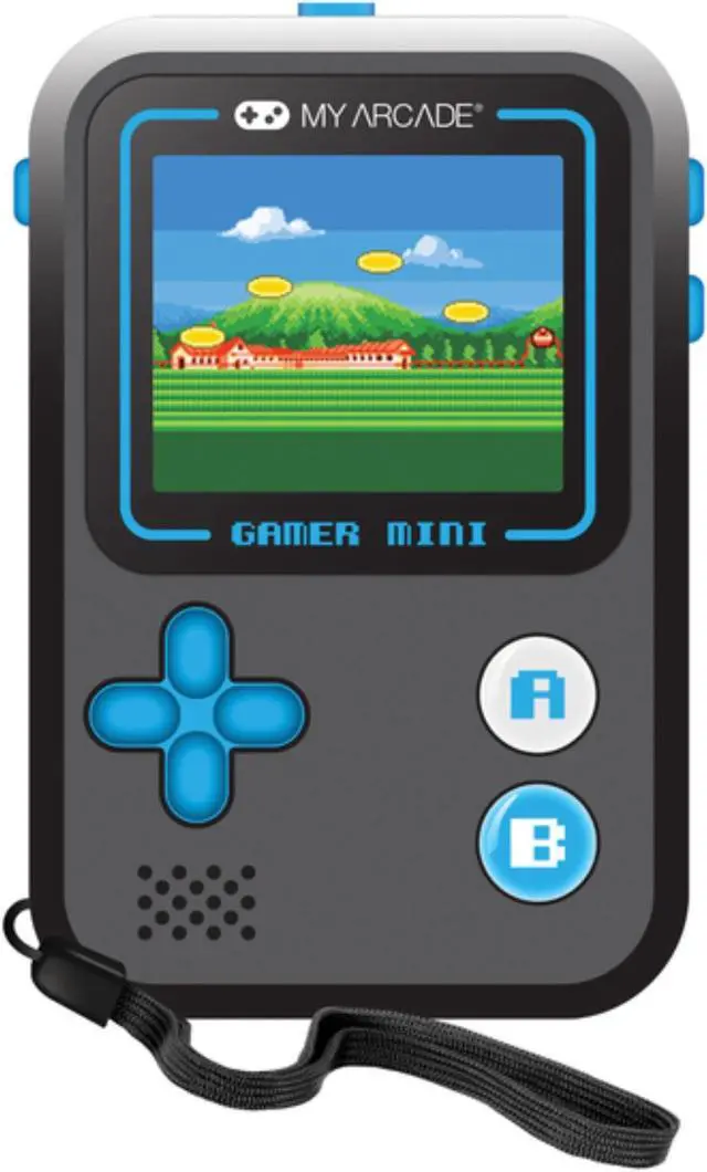 Alt view image 6 of 6 - My Arcade Gamer Mini Classic Portable Handheld with 160 Games 1.8" LCD - Blue