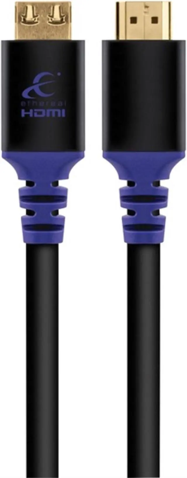 Alt view image 3 of 4 - Ethereal MHX-LHDME12 40 ft. Black HDMI High Speed With Ethernet HDMI High Speed With Ethernet - 12 Meters Male to Male