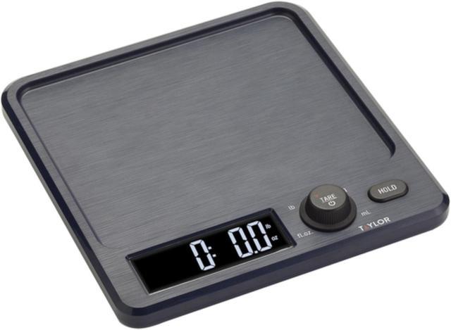 Taylor Precision Products 5280827 Antimicrobial Kitchen Scale with Rotating  Knob, 11-Lb. Capacity 