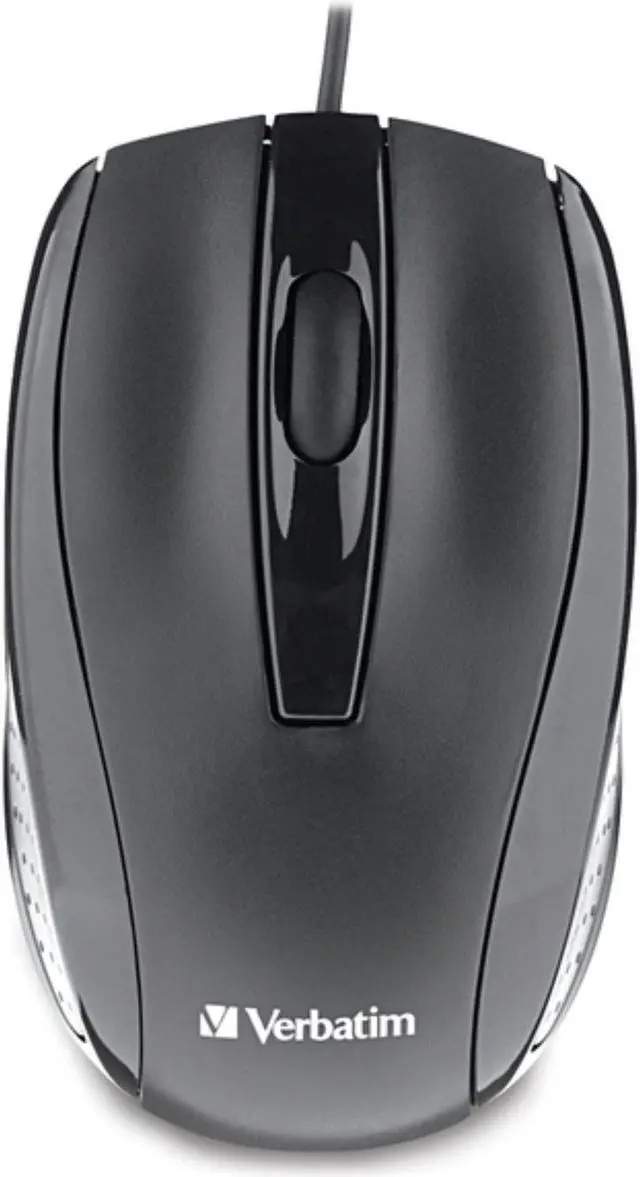 Alt view image 9 of 20 - Verbatim Universal Wired Optical Mouse Black (70733) VTM70733