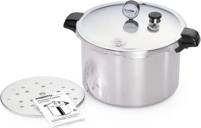 Alt view image 3 of 5 - Presto 1755 16-Quart Aluminum Pressure Cooker/Canner