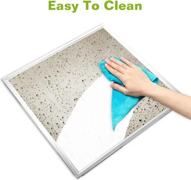 Alt view image 4 of 6 - 48W 22FT LED Panel Light 3200LM 7500K Ceiling Lighting 150W Equivalent LED Troffer Recessed Edge-Lit