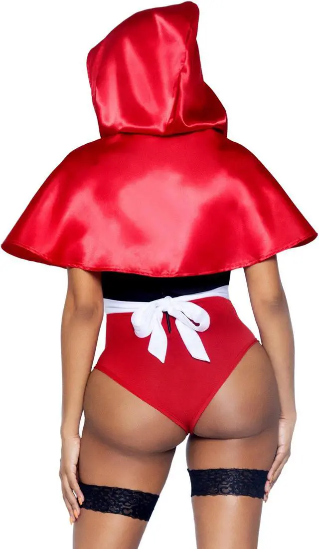 Alt view image 2 of 3 - 3 PC Naughty Miss Red, include - LARGE / RED