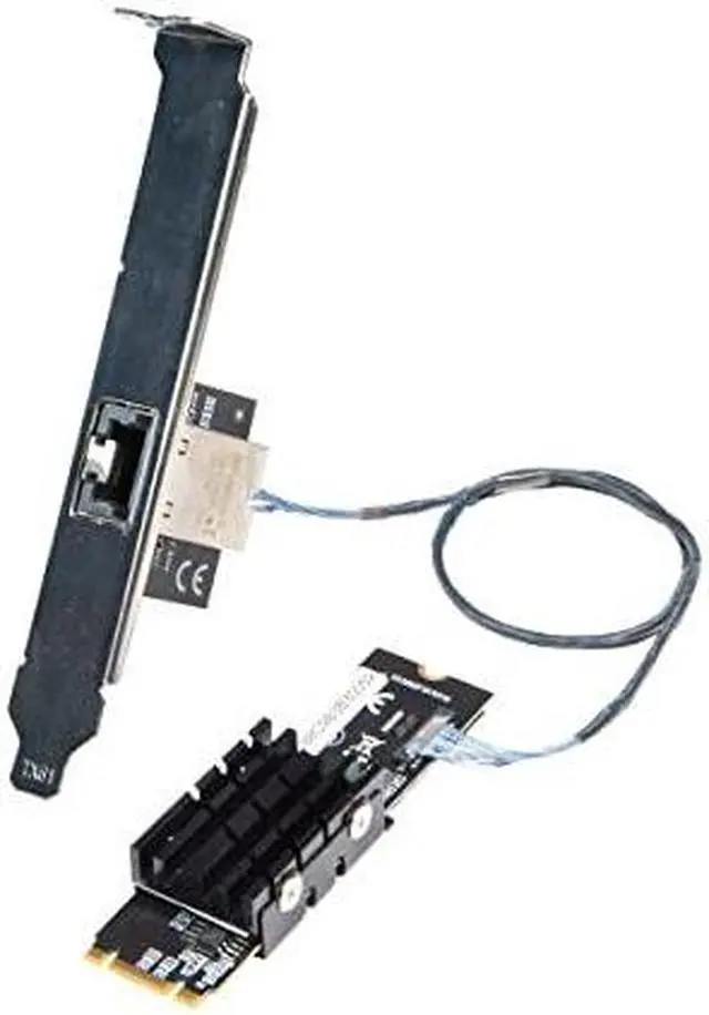 Alt view image 7 of 7 - 10 Gigabit M.2 M Key Ethernet Network Expansion Card