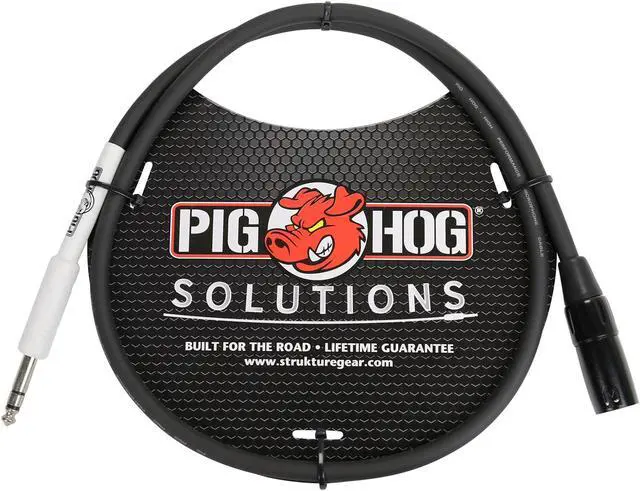 Alt view image 2 of 2 - PIG HOG Pighog 6' Xlr Male-1/4"trs