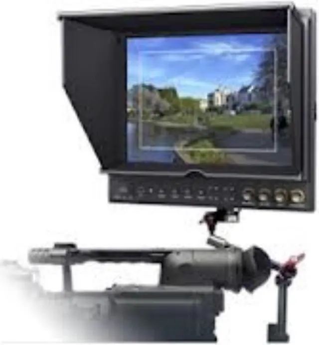 Alt view image 6 of 8 - Lilliput 969B/O/P 9.7' IPS SCREEN WITH HDMI IN&OUT DSLR Camera Monitor Histogram/Exposure Sun Shade+Canon LP-E6 plate +Gimbal Bracket+metal suitecase by VIVITEQ INC