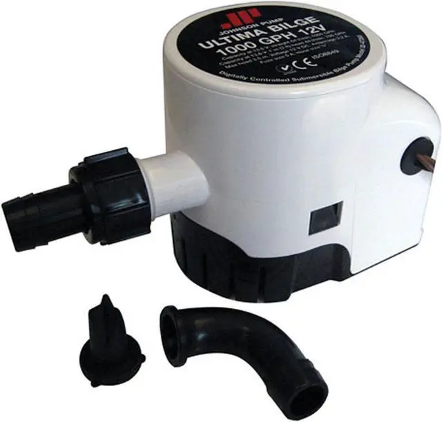 Alt view image 7 of 7 - JOHNSON PUMP ULTIMA BILGE 1000 GPH 3/4" HOSE DURA PORT