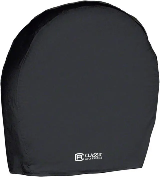 Alt view image 3 of 3 - Classic Accessories Black OverDrive Dual Axle Wheel Cover 80-242-020402-00 RV