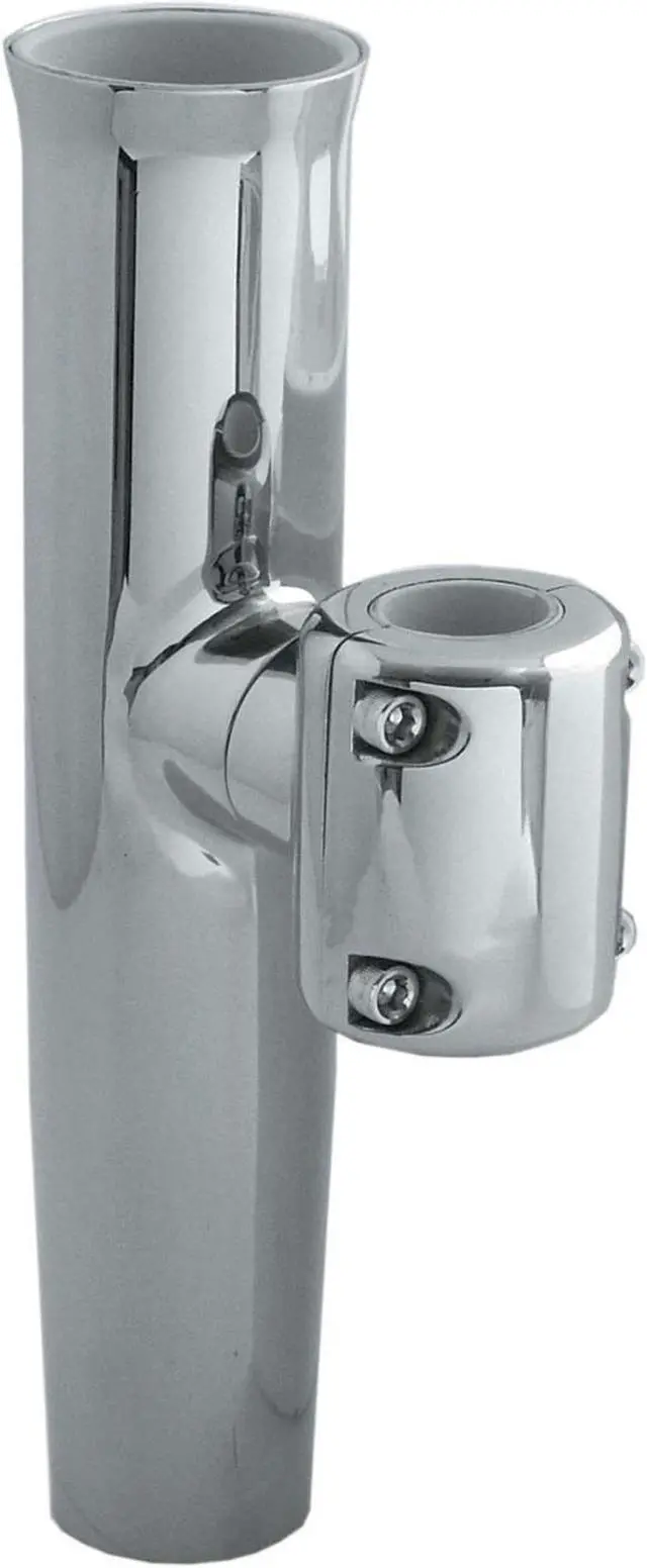 Alt view image 7 of 8 - TACO METALS TACO STAINLESS STEEL CLAMP-ON ADJUSTABLE ROD HOLDER F16-2600POL-1