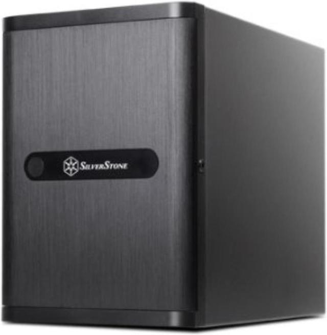 Alt view image 2 of 9 - silverstone technology ds380b premium mini-itx/dtx small form factor nas computer case, black newest version ds380b-x