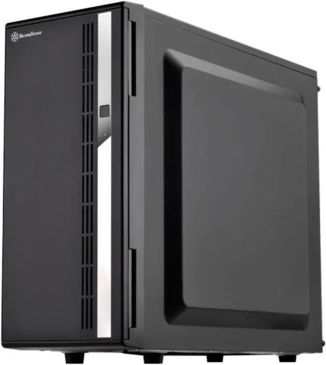 Alt view image 3 of 10 - silverstone technology cs380 8-bay compact atx tower case, cs380b-x v2.0, black