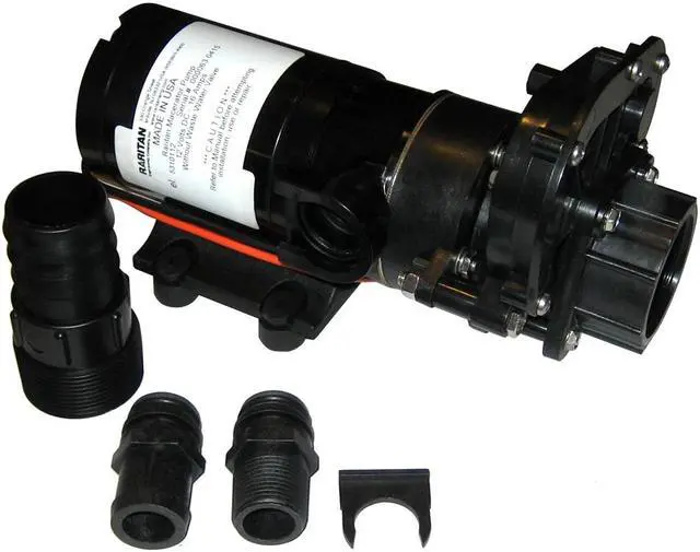 Alt view image 7 of 7 - RARITAN ENGINEERING RARITAN MACERATOR PUMP 12VDC W/ WASTE VALVE 5310112