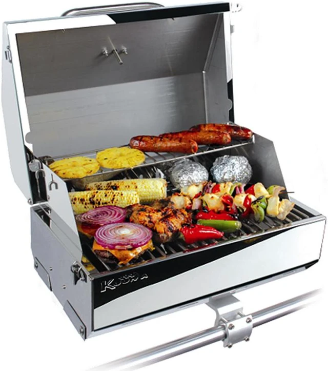Alt view image 10 of 14 - KUUMA PRODUCTS KUUMA 216 ELITE GAS GRILL 216" COOKING SURFACE STAINLESS 58155