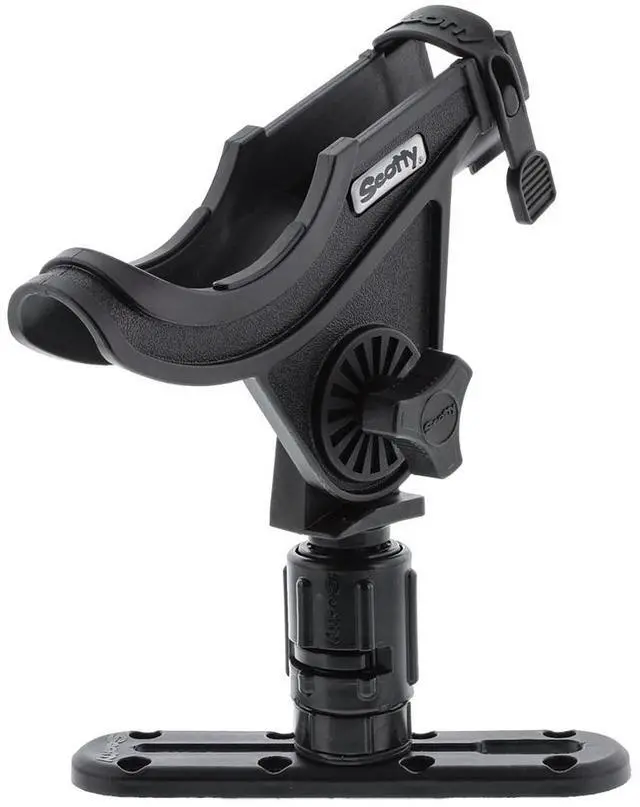 Alt view image 10 of 10 - SCOTTY 282 BAITCASTER ROD HOLDER W/ GEARHEAD & 4" TRACK