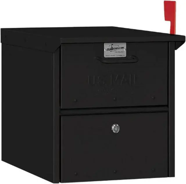 Alt view image 10 of 10 - Salsbury 4325BLK Roadside Mailbox Black