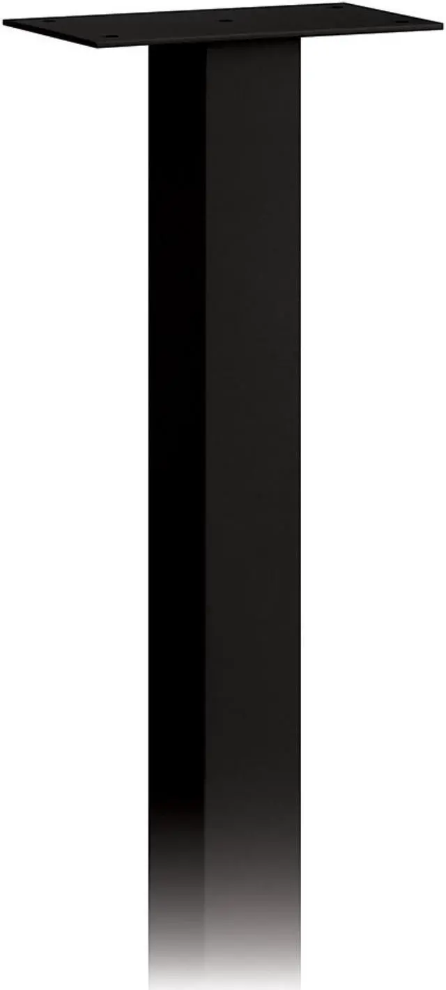 Alt view image 7 of 7 - SALSBURY INDUSTRIES 4895BLK Post, Black, Powder Coated, In Ground, -