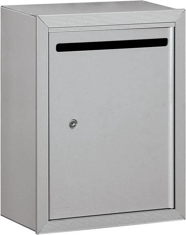 Alt view image 6 of 6 - Salsbury 2240AP Letter Box (Includes Commercial Lock) - Standard - Surface Mounted - Aluminum - Private Access