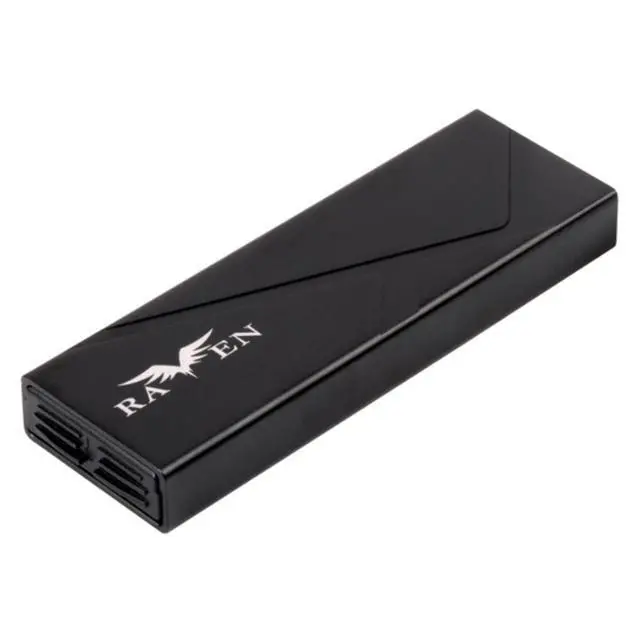 Alt view image 2 of 9 - 10Gbps SuperSpeed USB-C 3.2 Gen2 to NVMe / SATA M.2 SSD enclosure