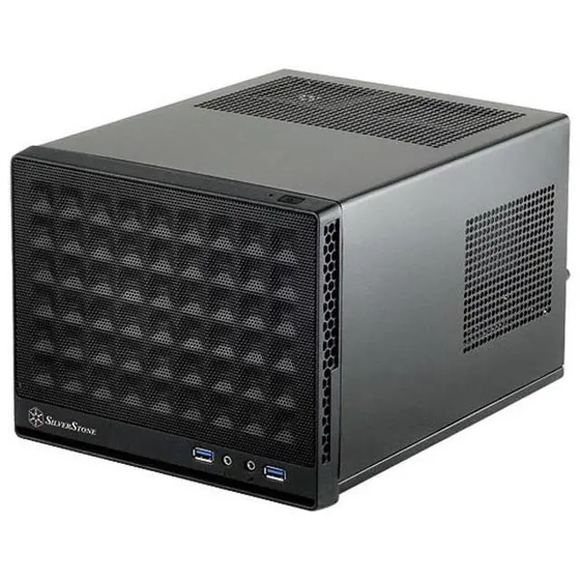 Main image of White&Black, ABS bezel, steel body, Mini-ITX, 1x3.5" or 2x2.5", 1x2.5", 1x120 or 140 fan/radiator slot, 1xaudio, 1xMIC, 2xUSB3.0, ATX PSU support