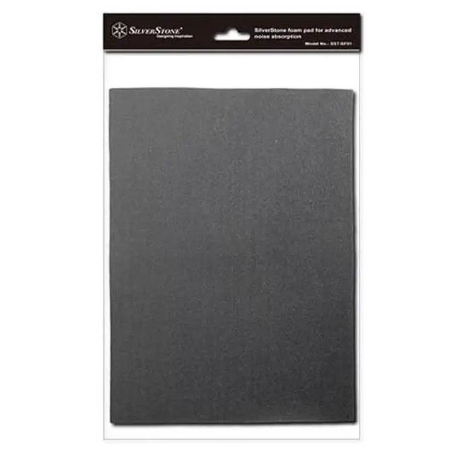 Main image of Silent Foam, Sound Dampening Acoustic Foam Material, Black, 21X15 inches, 4mm thick, 2 pcs