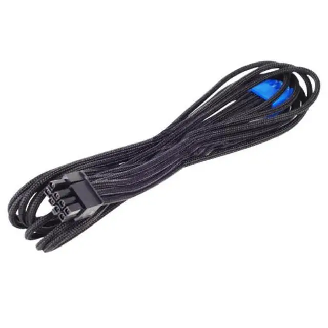 Main image of PCIE-8pin to PCIE-6+2pin(550mm) Individually Sleeved Modular Cable, Black