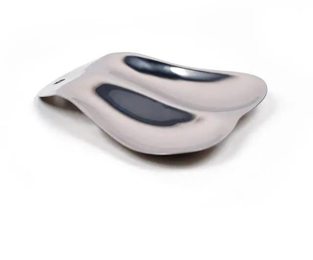 Alt view image 2 of 2 - RSVP Stainless Steel Double Spoon Rest