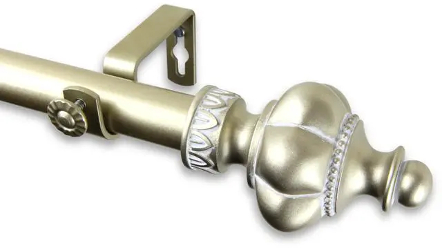 Main image of Eddy Curtain Rod 1" OD 28-48 inch  - Gold