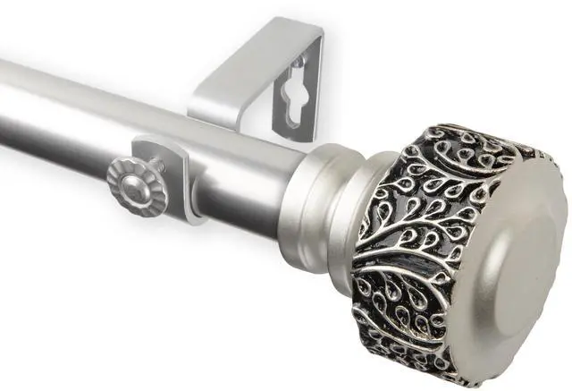 Main image of Alexander Curtain Rod 1 inch 160-240 inch - Satin Nickel
