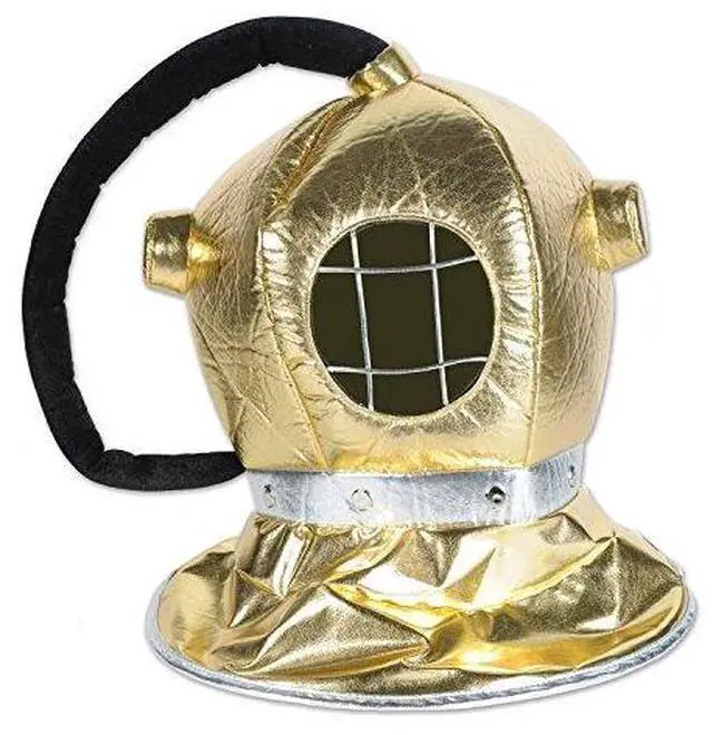 Alt view image 2 of 2 - Beistle 59964 Fabric Diver Helmet, One Size Fits Most