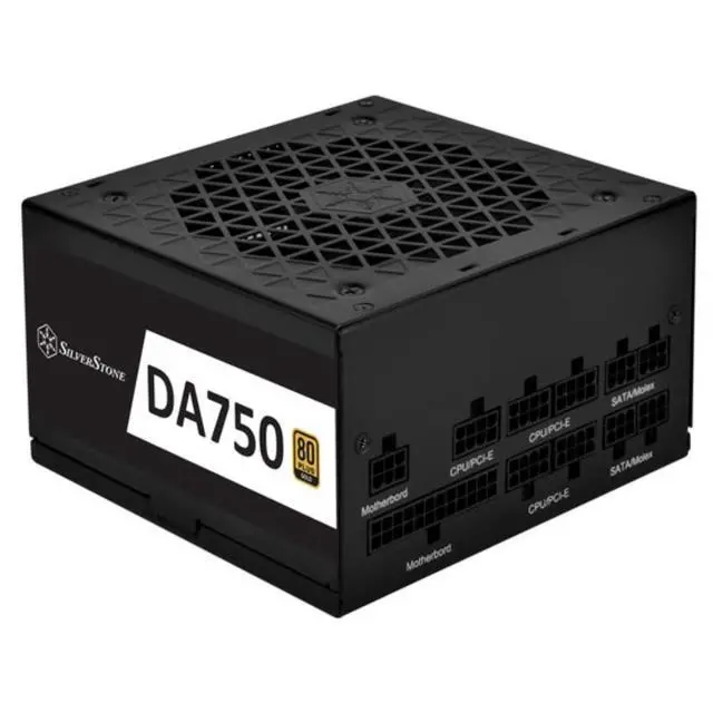 Alt view image 5 of 5 - 750W, ATX, single +12V rails with 62A output, Silent 120mm FDB Fan with 18dBA, efficiency 80Plus Gold certification, All Japanese capacitors,140mm depth, 2x CPU 4+4 pin,4x 6+2pin PCI-E.