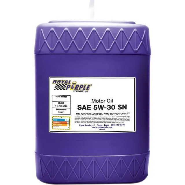 Alt view image 2 of 2 - Royal Purple 5530 5W30 Synthetic Motor Oil