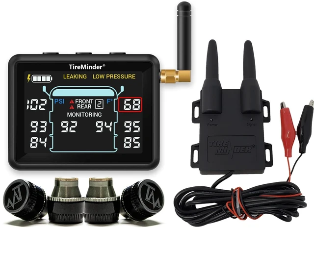 Main image of TireMinder i10 RV TPMS with 4 Transmitters, Black