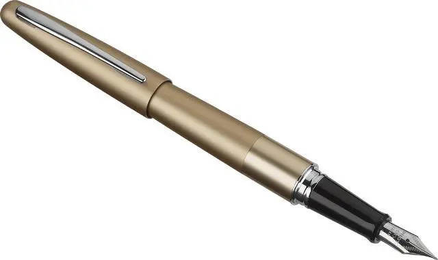 Alt view image 2 of 4 - PILOT Metropolitan Collection Fountain Pen, Gold Barrel, Classic Design, Fine Nib, Black Ink (91112)